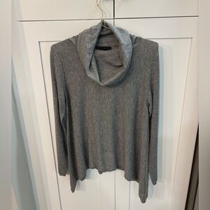 Alice + Olivia Gray Cowl Neck Sweater